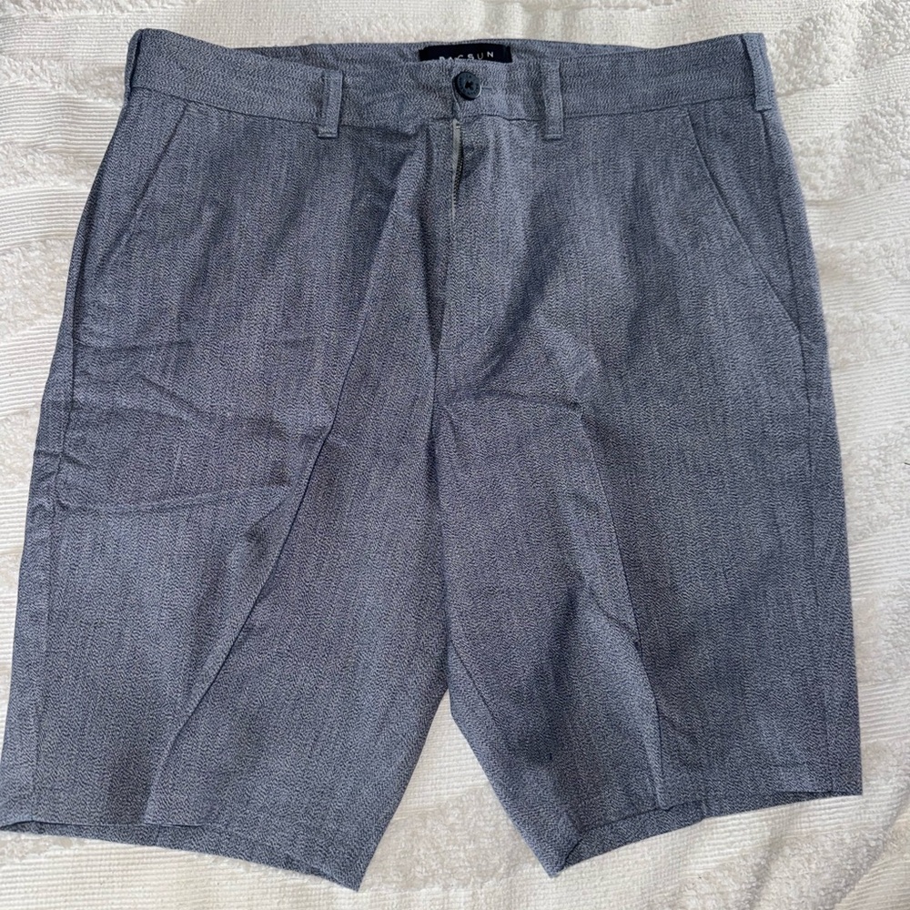 PacSun Gray Flat Front Shorts Casual Style